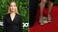 Jennifer Lawrence Goes Minimal in Zanotti Sandals at 2025 Gothams
