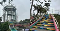 Manizales: en las obras del bulevar de Chipre les dan color a 92 escalones con aves, flores y trazos indígenas