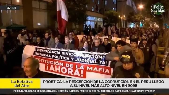 Proética: la percepción de la corrupción en el Perú llegó a su nivel más alto nivel en 2025 [INFORME]