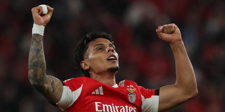 Richard Ríos se lució con el Benfica en la Champions League: así fue su primer gol ante Napoli