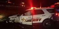 New Madrid Co. deputy vehicle hit while blocking 1 lane of Hwy. 61 due to downed power line