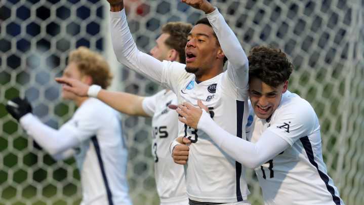 Akron vs. Duke, NCAA men's soccer tournament photos