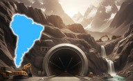El megatúnel a 4.000 metros de altura que cruzará la Cordillera de los Andes en Sudamérica: tendrá una extensión de 14 kilómetros