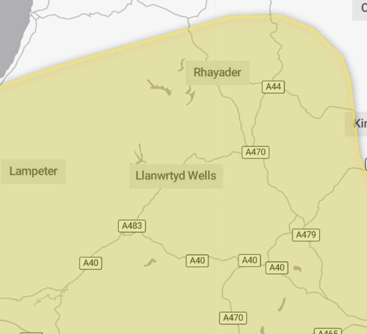 Weather warning issued for Mid Wales next week - here's what you need to know