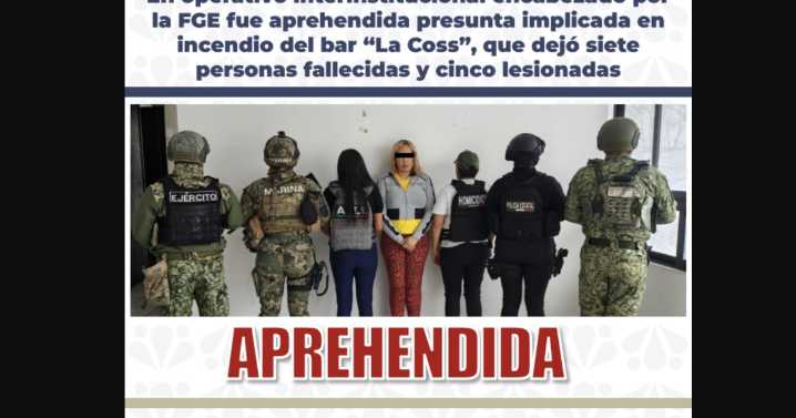 Cae Isabel “N”, ‘La Reina de los Sinaloas’, por el ataque en el bar Lacoss en Puebla; ¿de qué delitos se le acusa?