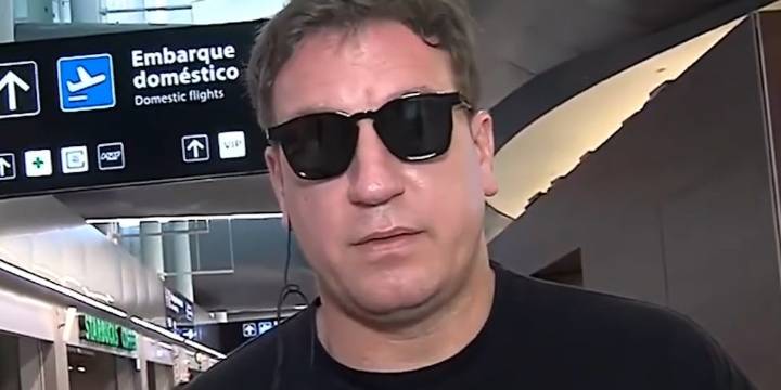 Maxi López partió rumbo a Suiza para reencontrarse con Daniela Christiansson previo a la llegada de su segundo hijo