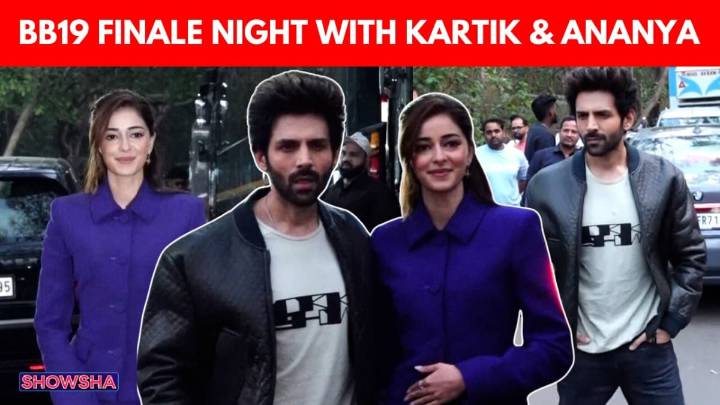 Kartik Aaryan & Ananya Panday Arrive For BB19 Finale To Promote Tu Meri Main Tera Main Tera Tu Meri