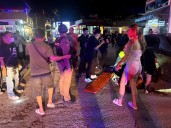 British tourist stabbed in front of revellers outside Thai beach club