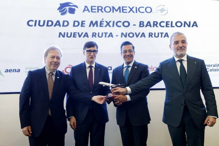 Estrenará Aeroméxico en marzo del 2026 nueva ruta directa con Barcelona