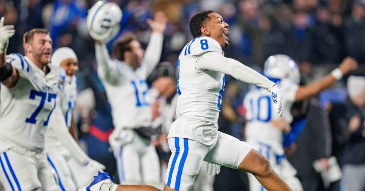 Duke beats No. 16 Virginia 27-20 in overtime for first outright ACC championship since 1962