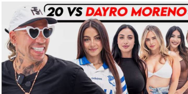 Dayro Moreno vs. “20 diablas”: el video por el que el goleador es tendencia en Colombia