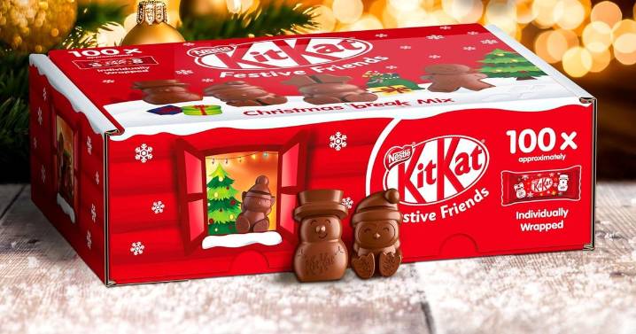Large KitKat box filled with 100 'perfect for Christmas' treats reduced on Amazon