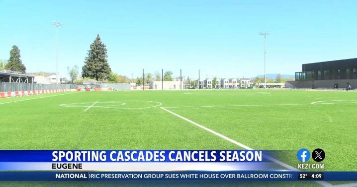 Sporting Cascades' debut postponed, Eugene awaits 2027 return