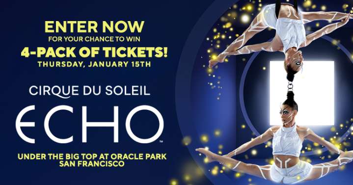 Win a 4-pack of tickets to Cirque du Soleil ECHO!