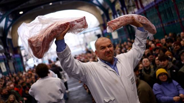 After 800 years an iconic London meat market is being moved to a new location