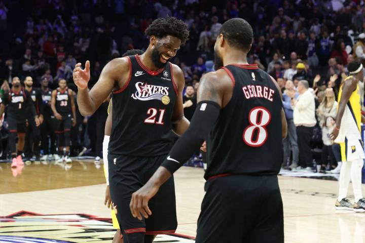 Deadspin | Breakout games by Joel Embiid, Paul George leads 76ers past Pacers