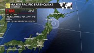 Tsunami warning for Japan's northeast coast following 7.6