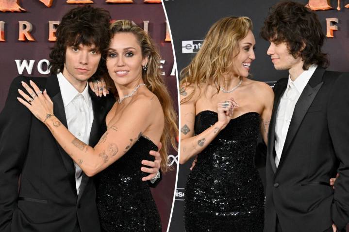 Miley Cyrus and Maxx Morando spark engagement rumors during red carpet date night