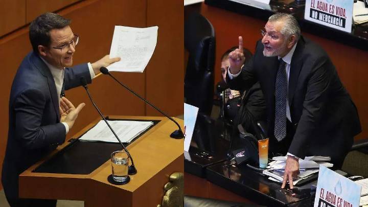 Morena y PAN se confrontan en el Senado por la Ley de Aguas