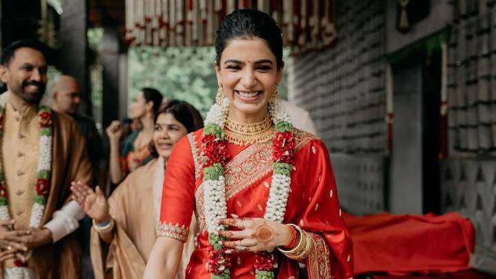 Bride Samantha's glow is unmatched in new pics from wedding with Raj Nidimoru