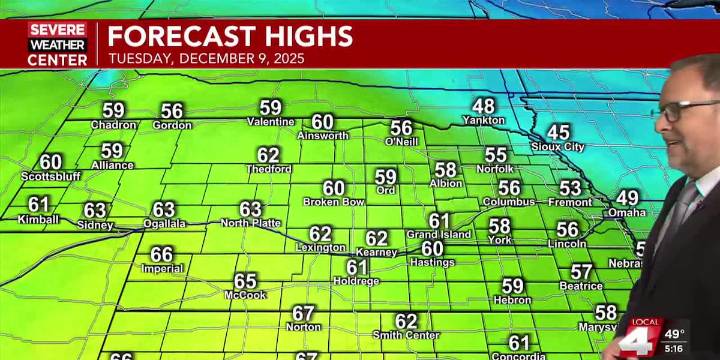 Enjoy the mild temperatures Tuesday, because it’s back to reality the rest of the week