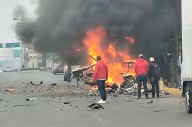 ¡Alerta! Auto se incendia en la México