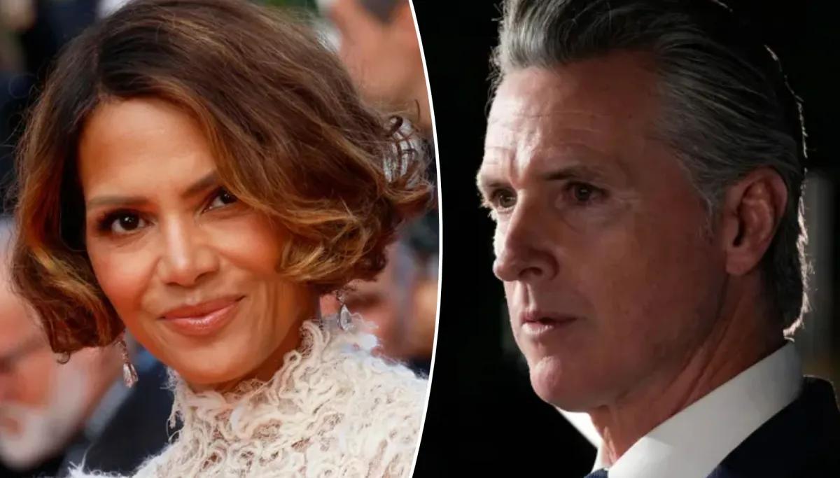 Joe Concha praises Halle Berry for 'guts' to criticize Gavin Newsom