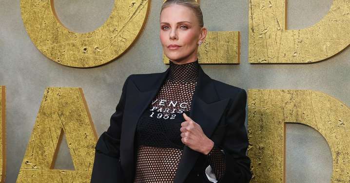Charlize Theron's Bathtub Photo Shows a Fully Sheer Catsuit Peek