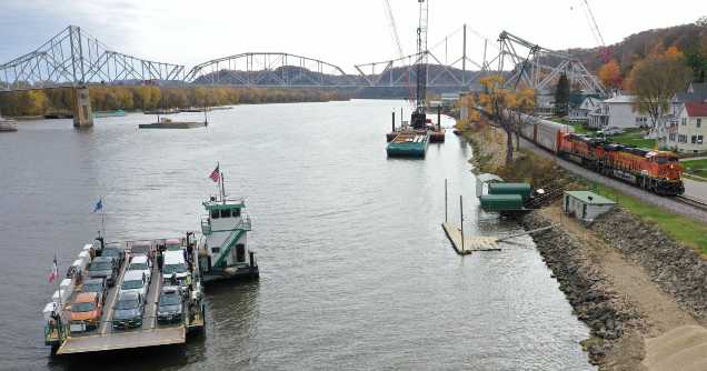 Lansing bridge implosion to impact local ferry and road access
