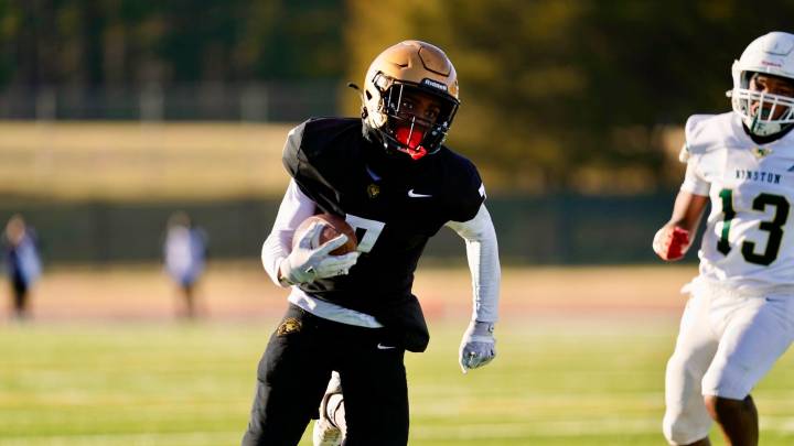 NCHSAA football championship scoring record