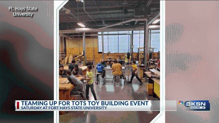 Toy-building event turns Hays volunteers into Santa’s honorary elves