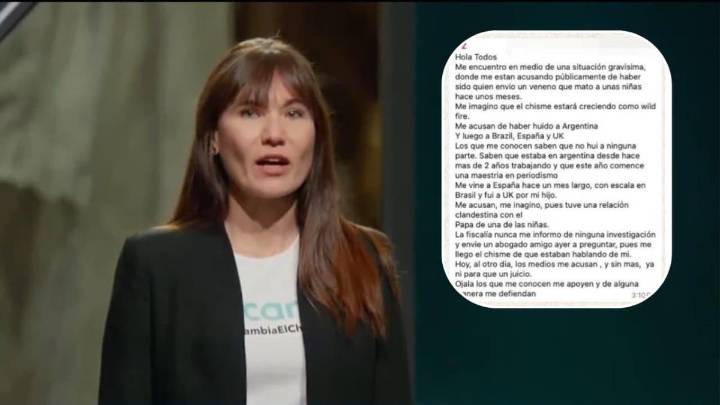 Zulma Guzmán se defiende desde Argentina: “Me acusan porque tuve una relación clandestina con el papá de una de las niñas”