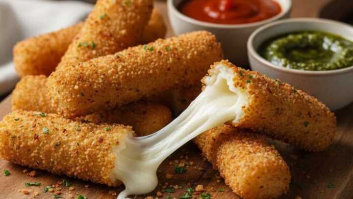 Bastones de mozzarella: la receta crocante para todos