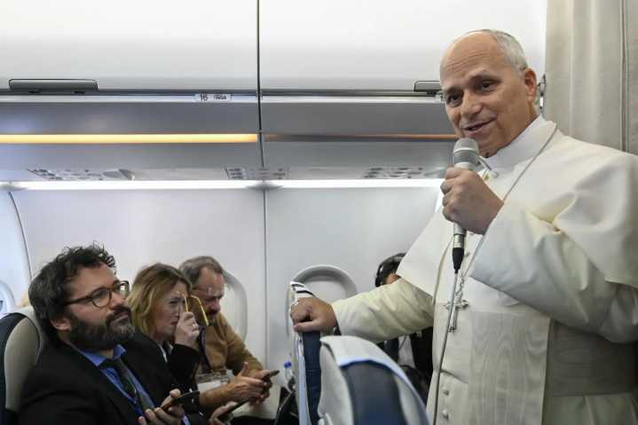 Papa León XIV: “estamos buscando maneras con el Nuncio para calmar la situación en Venezuela”