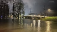 Water floods roadways, farm animals evacuated | Atmospheric river lingers over western Washington