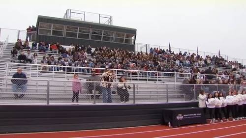 Buhach Colony High School celebrating new football stadium