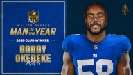 Bobby Okereke named Giants' Walter Payton NFL Man of the Year
