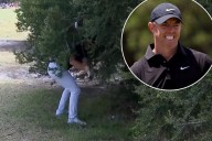 Rory McIlroy completely whiffs on shot in embarrassing Australian Open moment