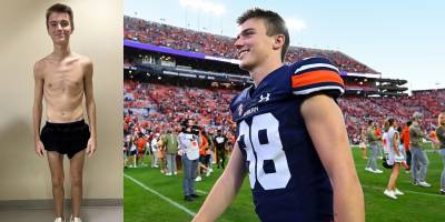 Auburn kicker Alex McPherson of Fort Payne turns a two-year health battle into a national courage award
