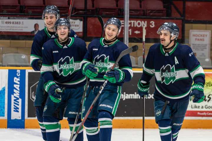 Nipissing Lakers hockey teams go out on winning notes before break