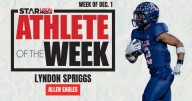 Star Local Media’s Athlete of the Week: Allen's Lyndon Spriggs
