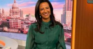 GMB's Ranvir Singh's 'Christmas Day' green dress that cinches the waist gets slashed to £48