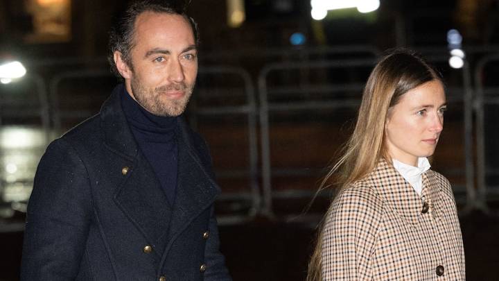 James Middleton's wife Alizée Thévenet wows in edgy oversized outfit at sister