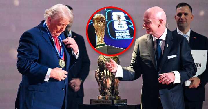 FIFA galardona a Donald Trump con su nuevo "Premio de la Paz" durante el sorteo de grupos del Mundial 2026