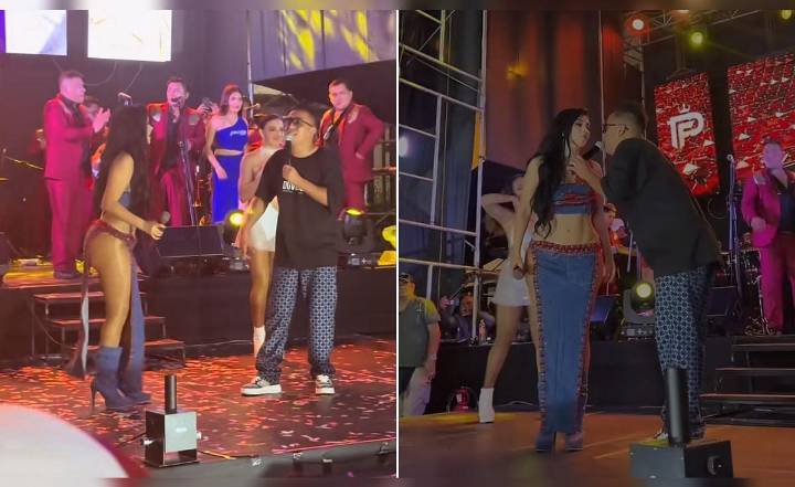 Pamela Franco y Christian Cueva sorprenden al público con show en SMP: "Hasta el fin del mundo, mi amor"