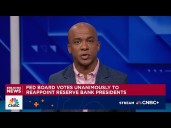 Fed board votes unanimously to reappoint reserve bank presidents