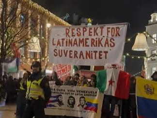 Marchas en Oslo rechazan Premio Nobel de Paz a María Corina Machado