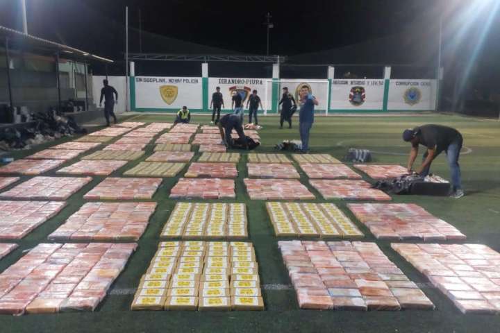 Piura: PNP decomisa más de 3 toneladas de droga y frustra su traslado al extranjero