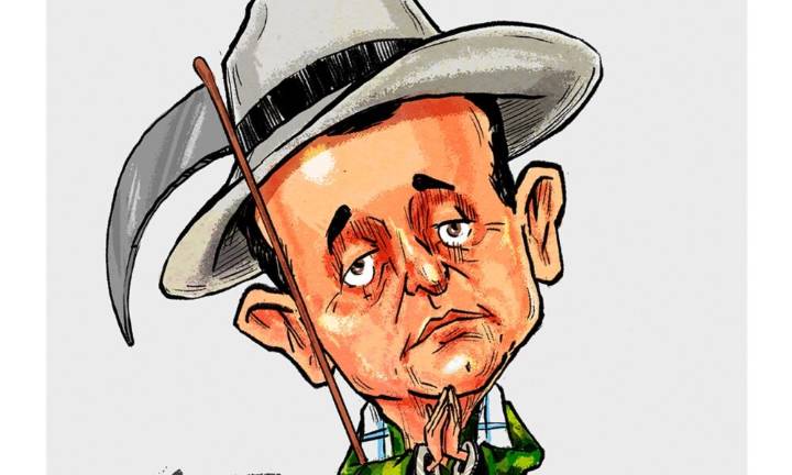 Caricatura De Leo Parra : Apóstol condenado –