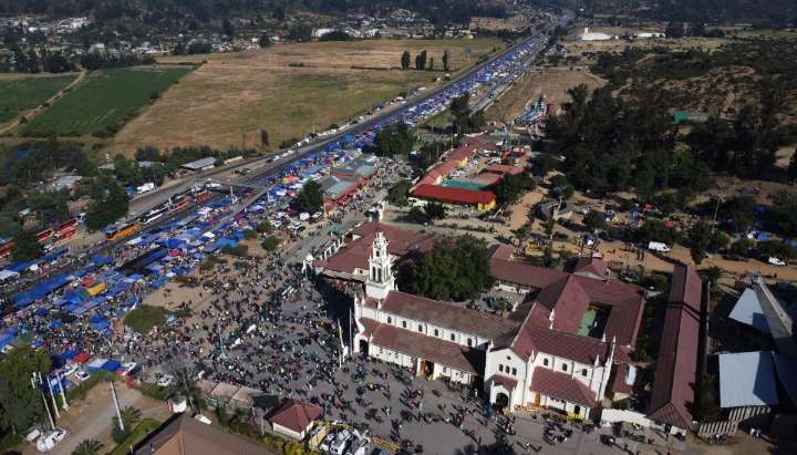 Conozca los cortes de tránsito ante masiva peregrinación al Santuario de Lo Vásquez